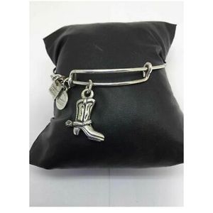 Alex and ani cowboy boot bracelet